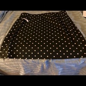 Talbots polka dot skirt